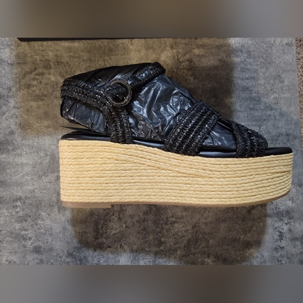 NWT Marc Fisher LTD. Payley Espadrille Wedge Sandals, 11